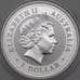 Монета Австралия 1 доллар 2001 Proof позолота Год Змеи Лунар арт. 28436