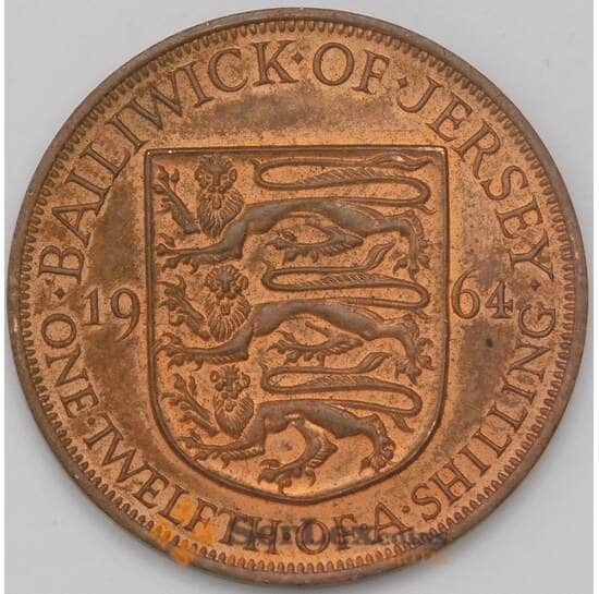 Джерси 1/12 шиллинга 1964 КМ21 AU-aUNC арт. 38088