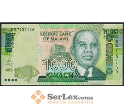 Малави банкнота 1000 квача 2016 Р67 UNC арт. 47538
