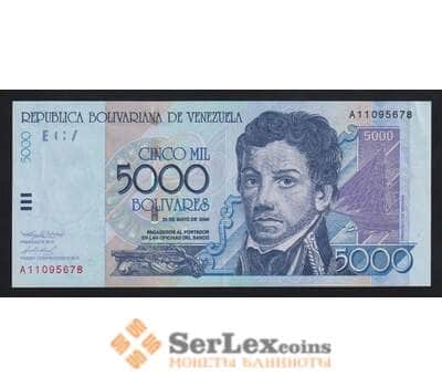 Венесуэла 5000 Боливар 2000 Р84а AU арт. 55100