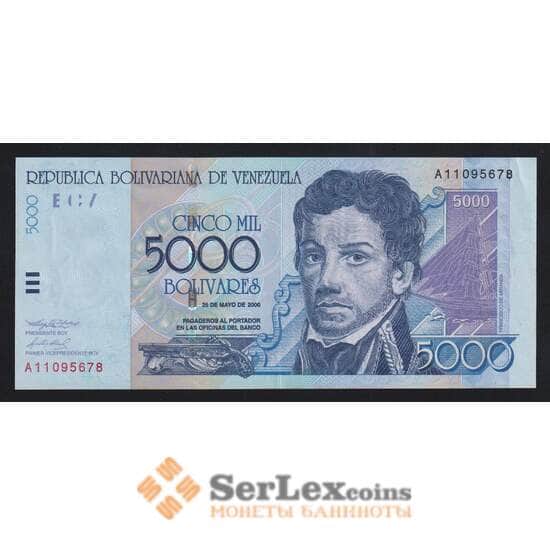 Венесуэла 5000 Боливар 2000 Р84а AU арт. 55100