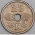 Дания монета 25 эре 1925 КМ823.1 VF арт. 47183