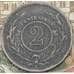 Монета Уругвай 2 сентесимо 1869 КМ12 VF арт. 38570