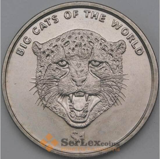 Сьерра-Леоне 1 доллар 2001 КМ243.1 BU Гепард арт. 26215