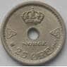Норвегия 25 эре 1949 КМ384 UNC (J05.19) арт. 17016