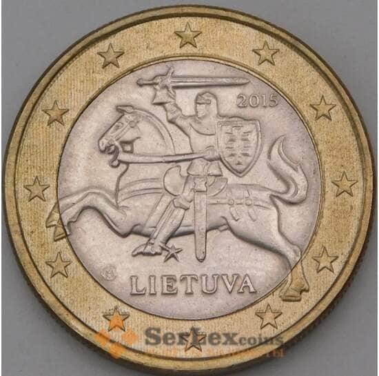 Литва 1 евро 2015 арт. 30040