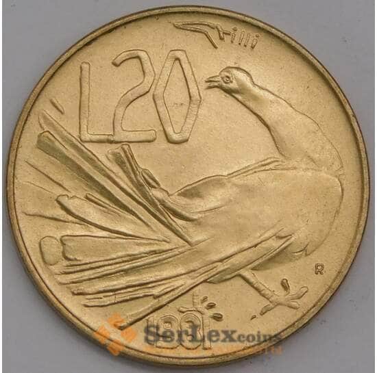 Сан-Марино монета 20 лир 1981 КМ120 UNC Мир арт. 41529
