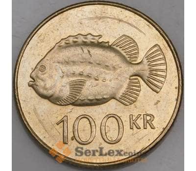 Монета Исландия 100 крон 1995-2011 КМ35 aUNC арт. 9251