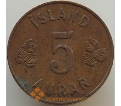 Монета Исландия 5 эйре 1946 КМ9 VF арт. 9246