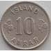 Монета Исландия 10 эйре 1946-1969 КМ10 VF арт. 9248