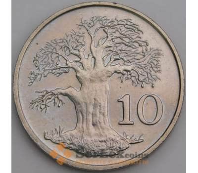Зимбабве 10 центов 1980 КМ3 UNC арт. 46396