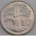 Зимбабве 10 центов 1980 КМ3 UNC арт. 46396