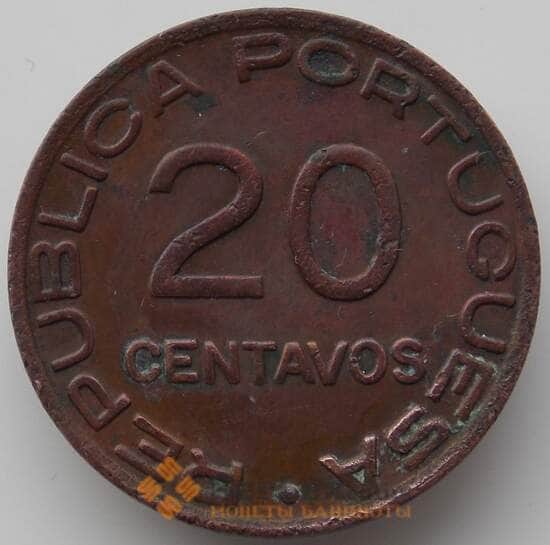 Мозамбик 20 сентаво 1936 КМ64 XF арт. 11433