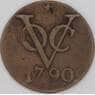 Нидерландская Ост Индия 2 дьюита 1790 КМ118 F арт. 52836