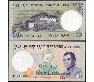 Банкнота Бутан 10 Нгултрум 2019 Р29 UNC арт. 31028