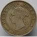 Монета Ямайка 1/2 пенни 1884 КМ16 VF арт. 8966