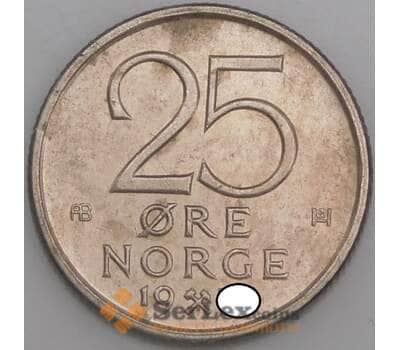 Норвегия монета 25 эре 1974-1982 КМ417 VF арт. 47182