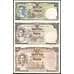 Банкнота Таиланд 1, 5, 10 бат 2007 Р117 UNC 80 лет Рама IX арт. 31280