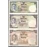 Таиланд 1, 5, 10 бат 2007 Р117 UNC 80 лет Рама IX арт. 31280