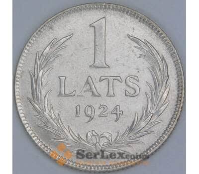 Латвия 1 лат 1924 КМ7 aUNC арт. 56906