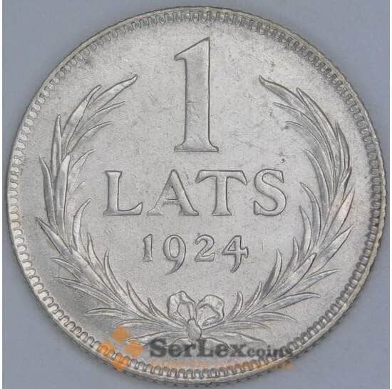 Латвия 1 лат 1924 КМ7 aUNC арт. 56906