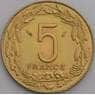 Центральная Африка 5 франков 1984 КМ7 UNC арт. 50073