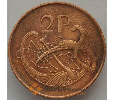 Монета Ирландия 2 пенса 1971 КМ21 XF (J05.19) арт. 15864
