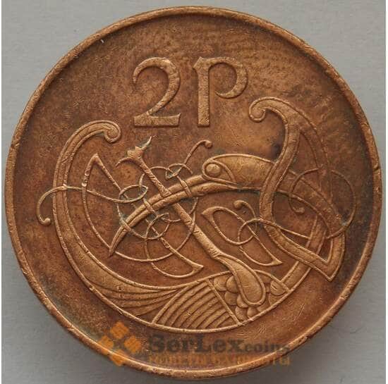 Ирландия 2 пенса 1971 КМ21 XF (J05.19) арт. 15864