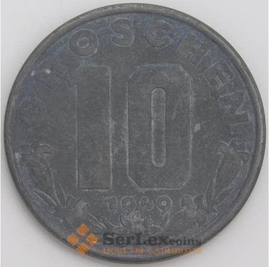 Австрия монета 10 грошей 1949 КМ2874 VF арт. 46112