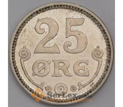 Дания монета 25 эре 1919 КМ815 aUNC арт. 42254