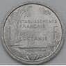 Французская Океания 1 франк 1949 КМ2 UNC арт. 38540