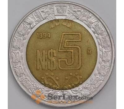 Мексика монета 5 новых песо 1994 КМ552 aUNC арт. 41448