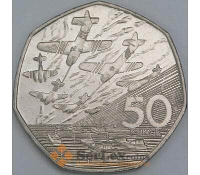 Великобритания 50 пенсов 1994 КМ966 UNC Высадка в Нормандии арт. 56778