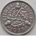 Монета Великобритания 3 пенса 1935 КМ831 AU арт. 12097