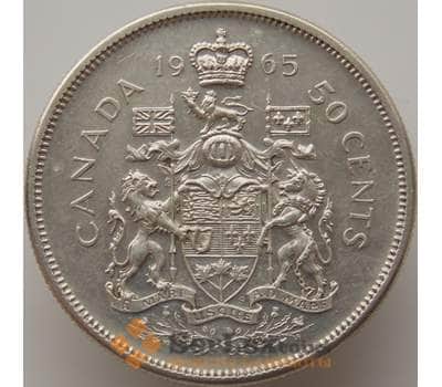 Монета Канада 50 центов 1965 КМ63 XF  арт. 9297
