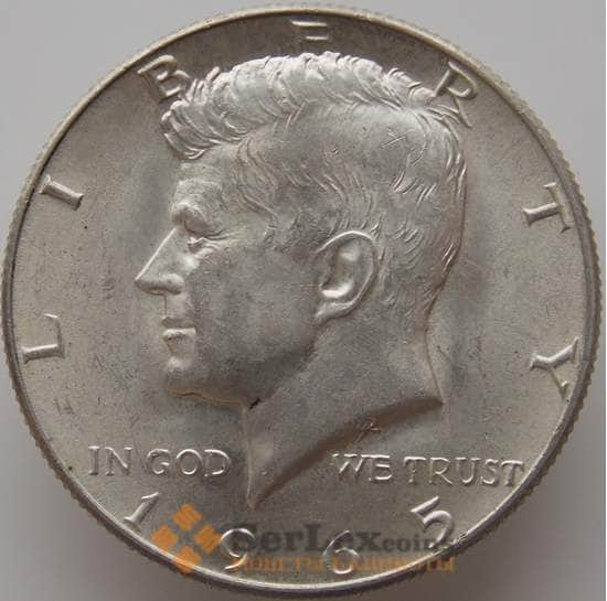 США 1/2 доллара 1965 КМ202а UNC Кеннеди арт. 9306
