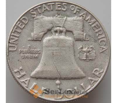 Монета США 1/2 доллара 1961 D КМ199 XF арт. 9311