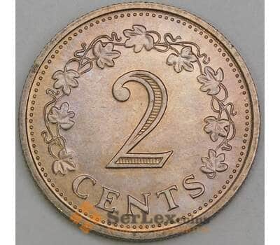 Мальта 2 цента 1972 КМ9 UNC арт. 56015