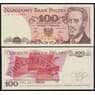 Польша 100 злотых 1986 Р143 UNC  арт. 48082