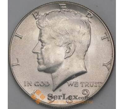 Монета США 1/2 доллара 1969 D КМ202а UNC Кеннеди арт. 26129