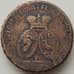 Монета Молдавия и Валахия 2 пара 3 копейки 1772-1774 VF (БСВ) арт. 11814