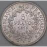 Франция 5 франков 1875 А КМ820 XF арт. 51486