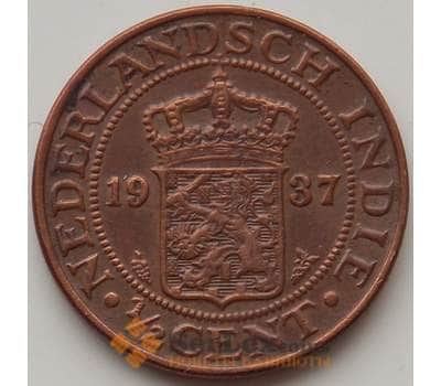 Монета Нидерландская Восточная Индия 1/2 цента 1937 КМ314 AU арт. 12865