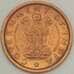 Монета Индия 1 пайс 1954 КМ1 AU (n17.19) арт. 21330