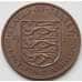 Монета Джерси 1/12 шиллинга 1937-1947 КМ18 XF арт. 7279