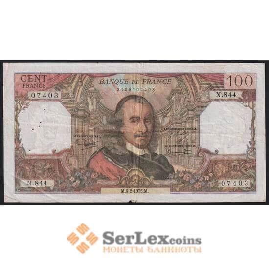 Франция банкнота 100 франков 1975 Р149 VF арт. 47729
