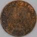Франция монета 1 сантим 1889 А КМ826 XF арт. 44721