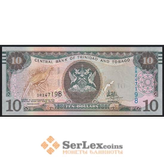 Тринидад и тобаго 10 долларов 2006 Р57b UNC арт. 51734