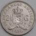 Нидерландские Антиллы монета 2 1/2 гульдена 1978 КМ19 AU арт. 47592