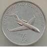 Корея Северная 1/2 чона 2002 КМ193 ФАО Самолет UNC арт. 13482